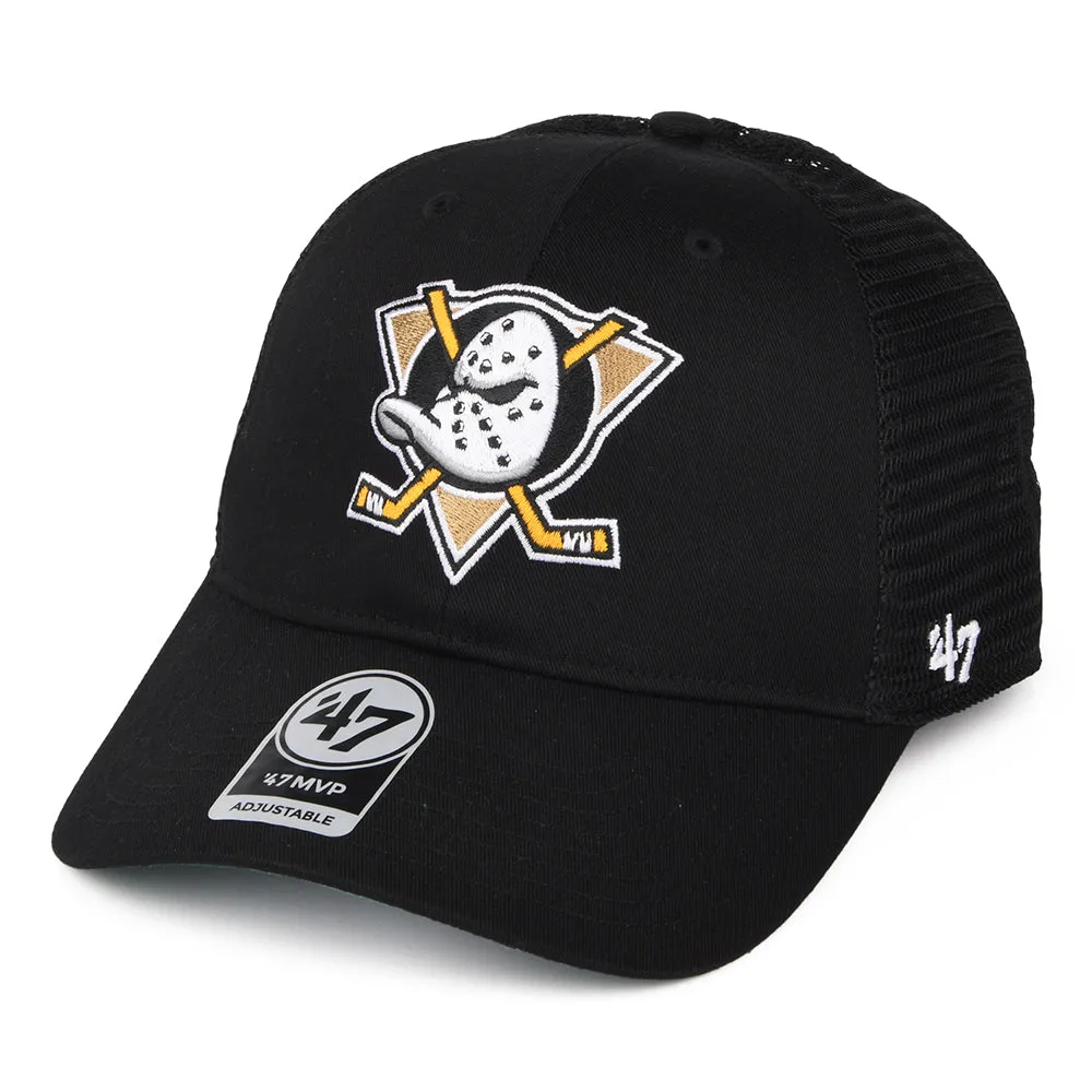 47 Brand Anaheim Ducks Trucker Cap - NHL Branson MVP - Black