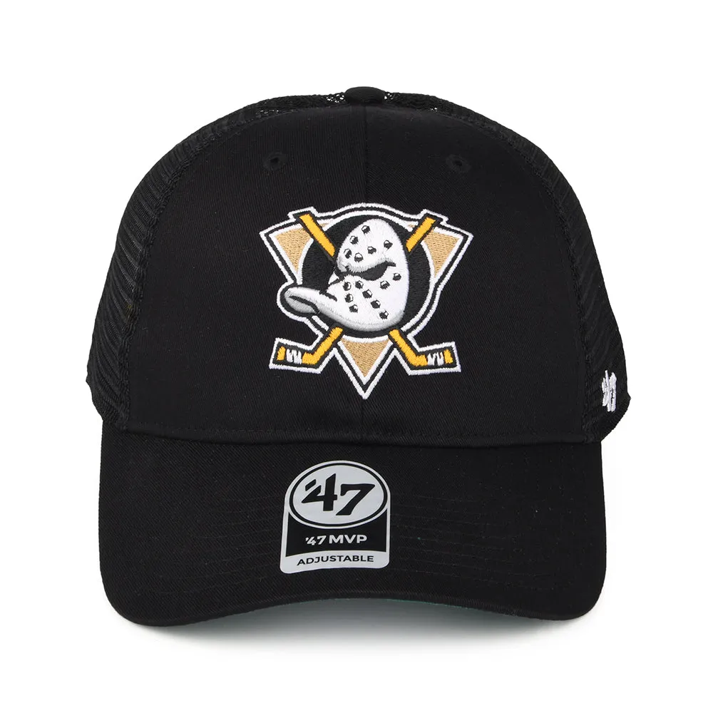 47 Brand Anaheim Ducks Trucker Cap - NHL Branson MVP - Black