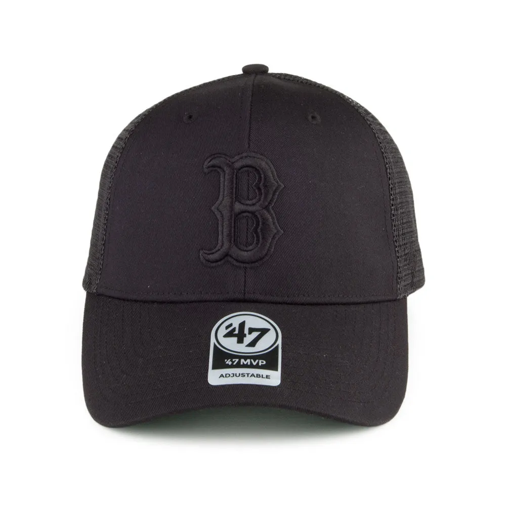 47 Brand Boston Red Sox Trucker Cap - MLB Branson MVP - Black
