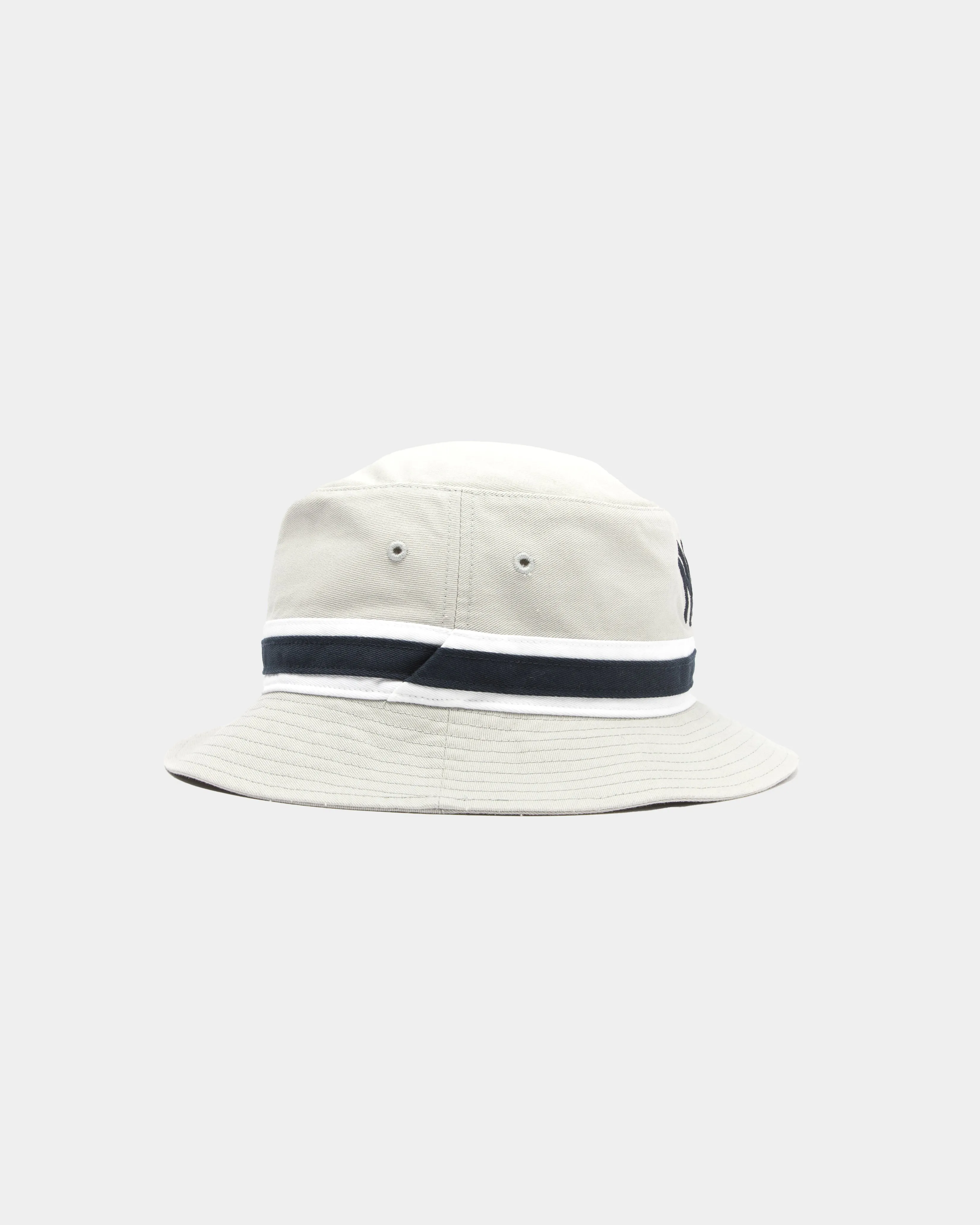 47 Brand New York Yankees Striped Bucket Grey