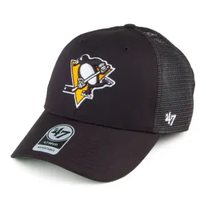 47 Brand Pittsburgh Penguins Trucker Cap - NHL Branson MVP - Black