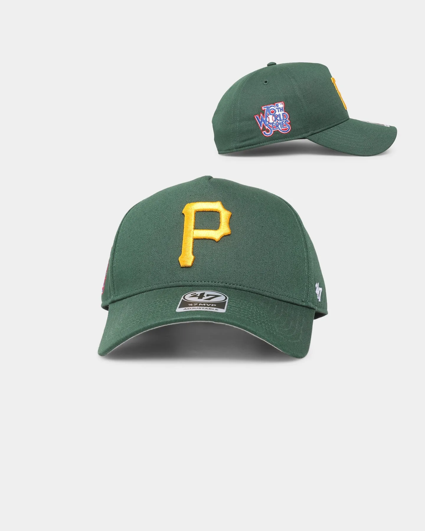 47 Brand Pittsburgh Pirates Sure Shot MVP DT Snapback Dark Green/Red