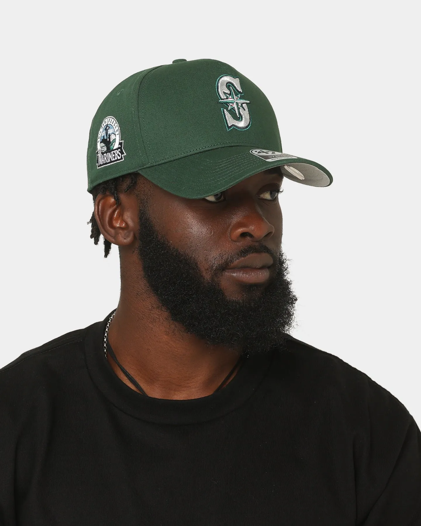 47 Brand Seattle Mariners Sure Shot MVP DT Snapback Dark Green/Red