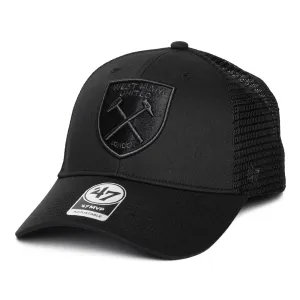 47 Brand West Ham United FC Trucker Cap - Branson MVP - Black On Black