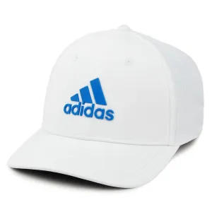 Adidas Golf Tour Fitted Baseball Cap - White-Blue