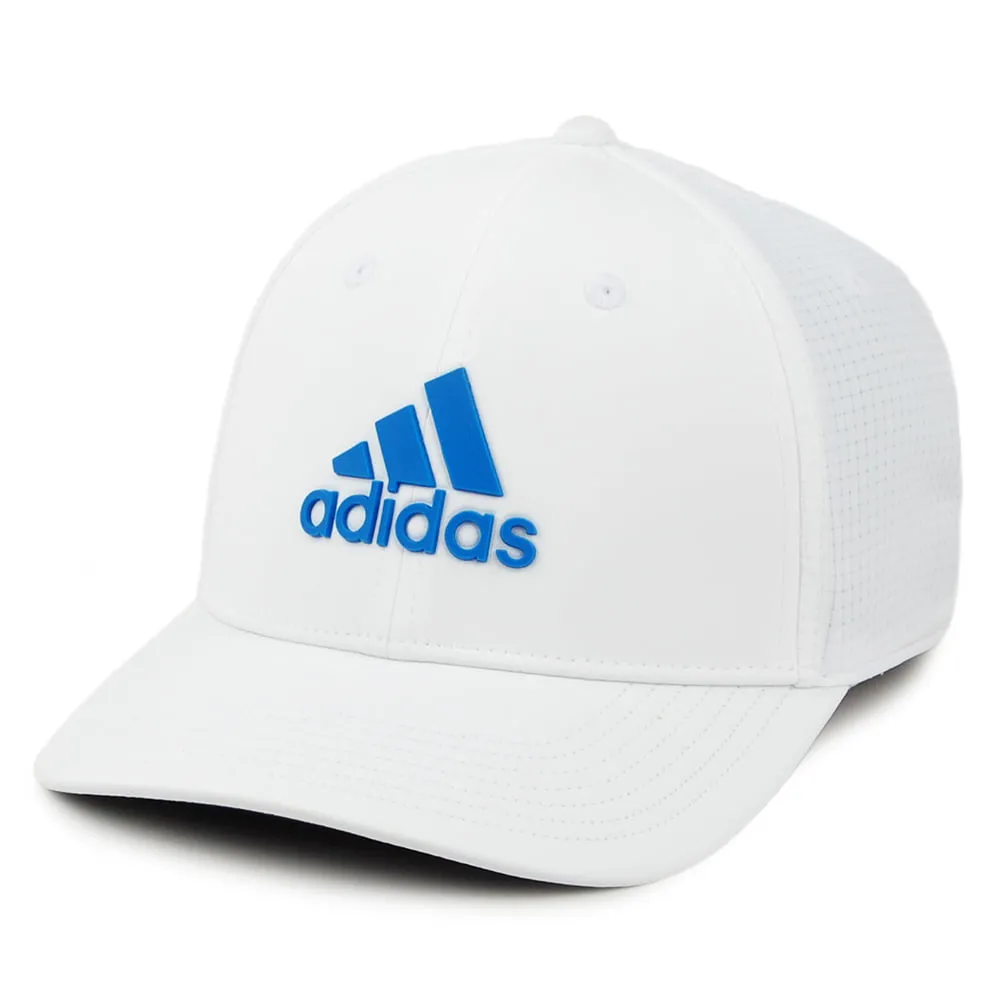 Adidas Golf Tour Fitted Baseball Cap - White-Blue