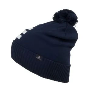 Adidas Hats 3 Stripes Bobble Hat - Navy Blue