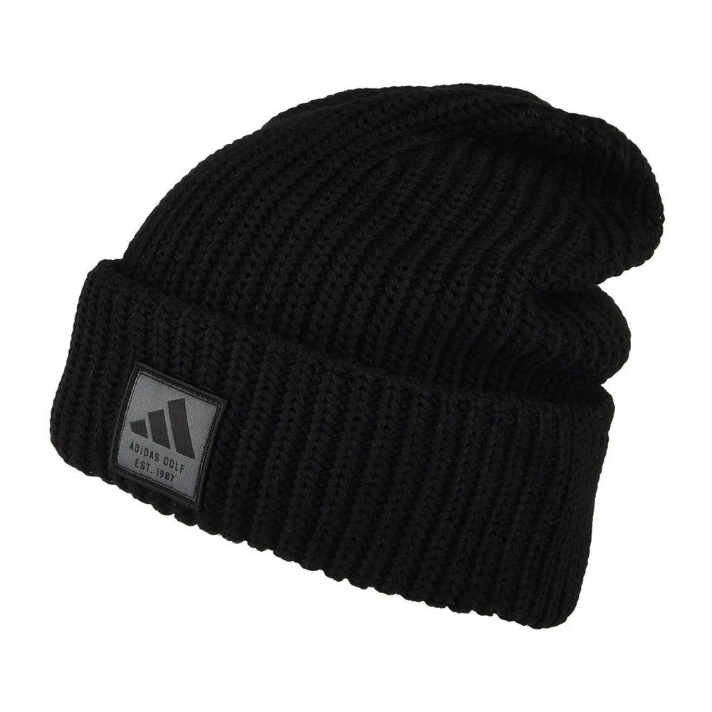 Adidas Hats Double Cuff Chunky Beanie Hat - Black