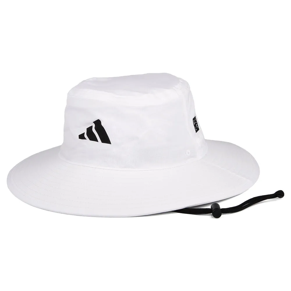 Adidas Hats Golf UPF 50  Recycled Boonie Hat - White