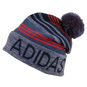 Adidas Hats Logo Pom Bobble Hat - Blue-Multi