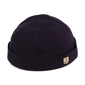 Armor Lux Miki Summer Cotton Beanie Hat - Navy Blue
