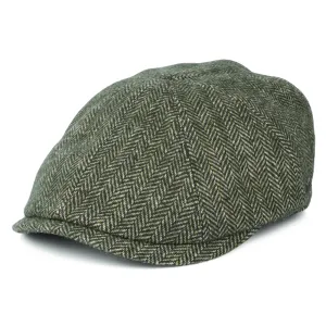 Bailey Hats Arley Wool Blend Newsboy Cap - Olive-Cream-Brown
