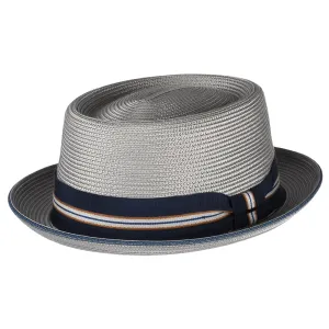 Bailey Hats Carver Pork Pie Hat - Grey