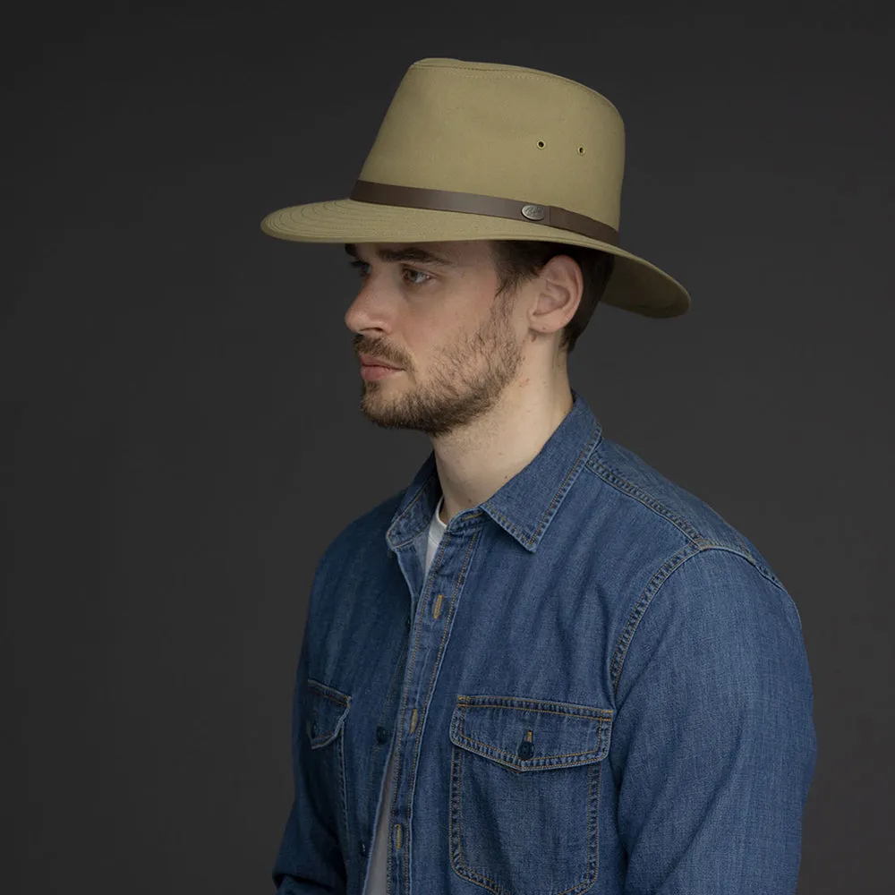 Bailey Hats Dalton Water Resistant Safari Fedora Hat - Tan