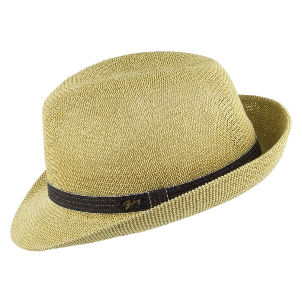 Bailey Hats Elliott Toyo Straw Trilby Hat - Natural
