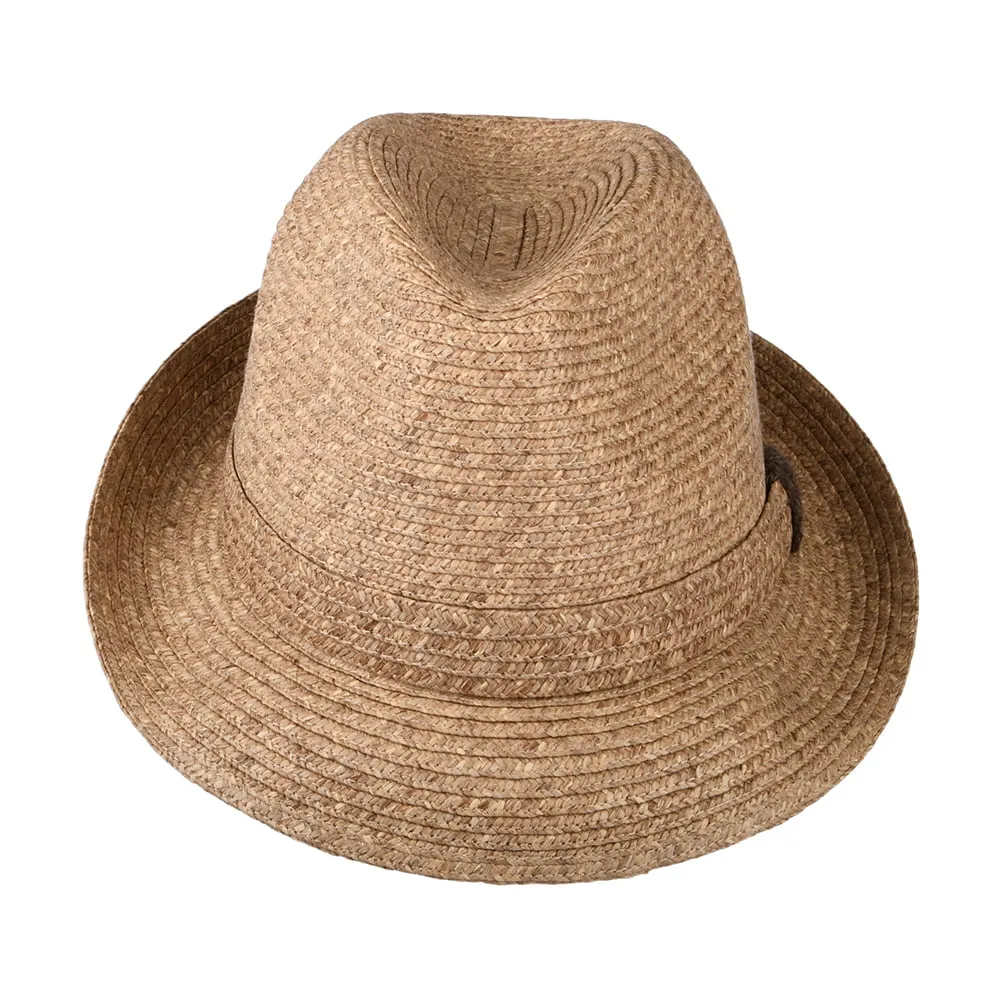 Bailey Hats Frankie Special Trilby Hat - Dark Natural