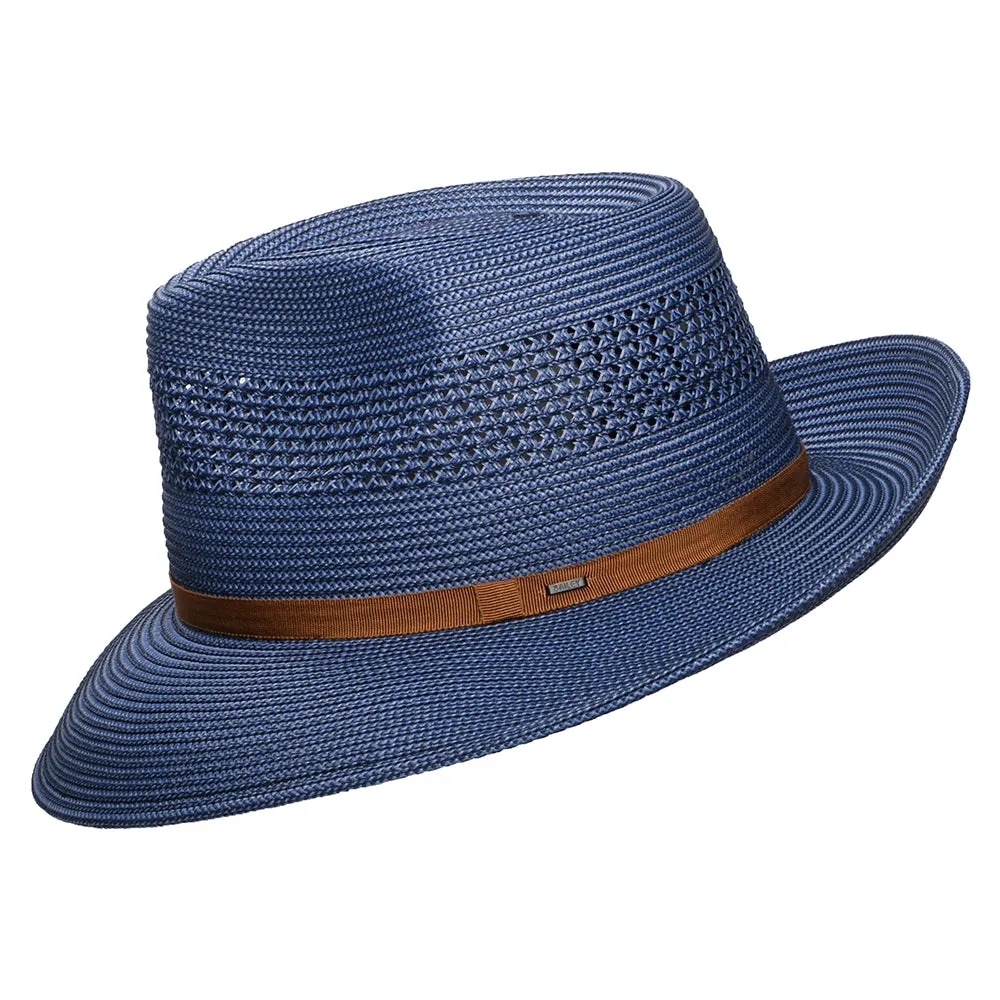 Bailey Hats Gratz Vented Fedora Hat - Blue