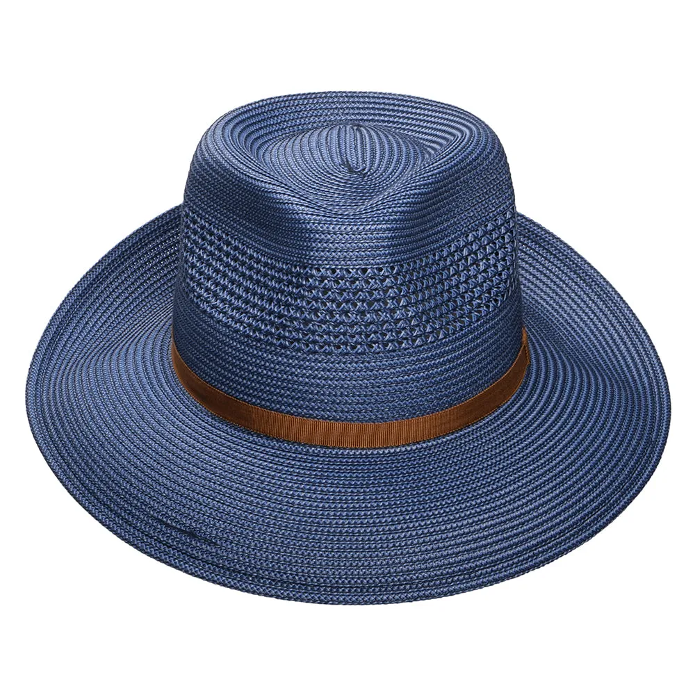 Bailey Hats Gratz Vented Fedora Hat - Blue