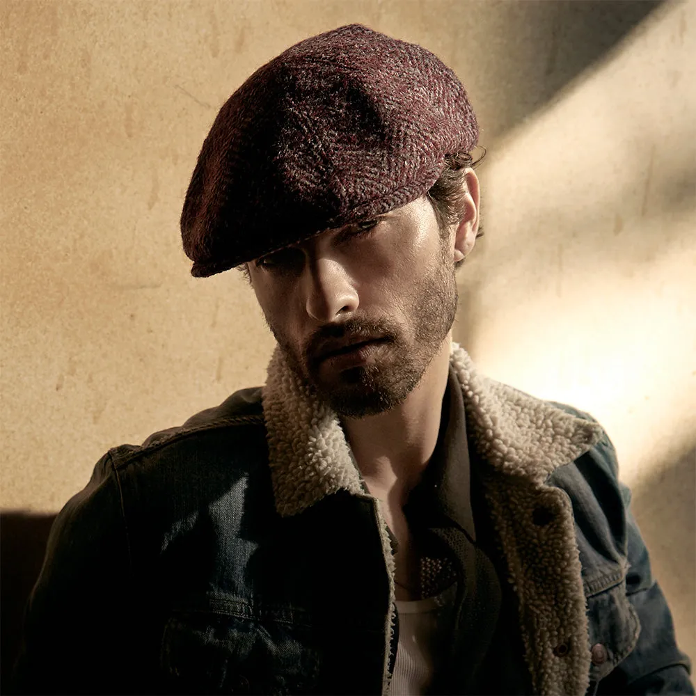 Bailey Hats Kufell Packable Newsboy Cap - Burgundy