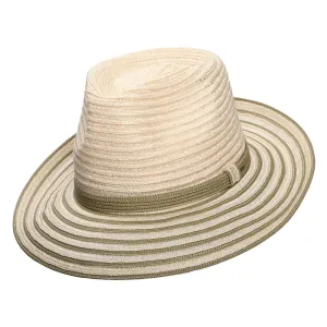 Bailey Hats Kylen Two Tone Fedora Hat - Natural-Olive
