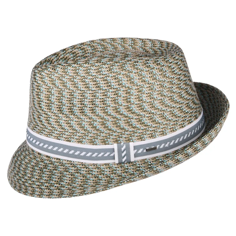 Bailey Hats Mannes Trilby Hat - Green-Mix