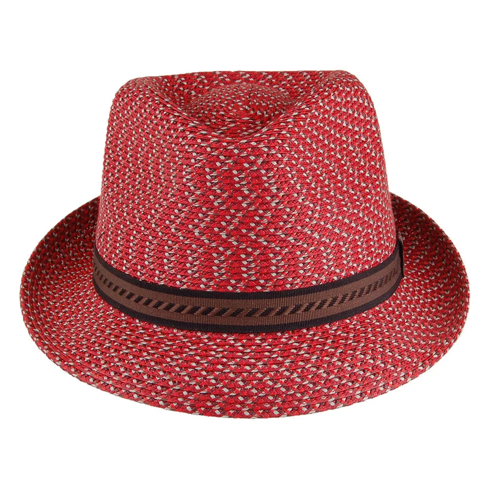 Bailey Hats Mannes Trilby Hat - Red-Multi