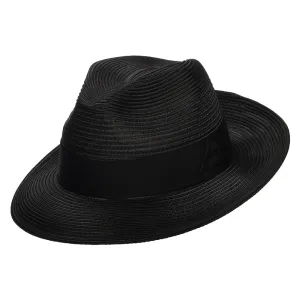Bailey Hats Max Summer Fedora Hat - Black