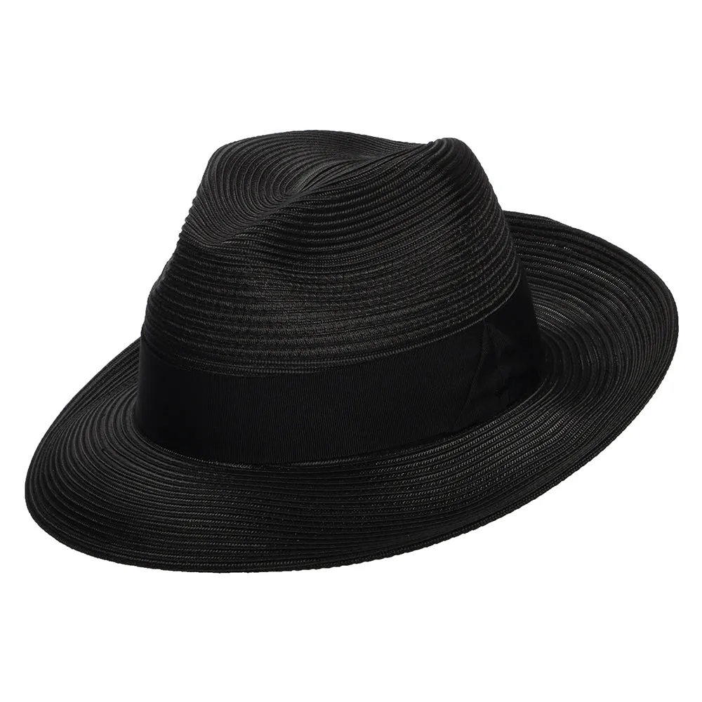 Bailey Hats Max Summer Fedora Hat - Black