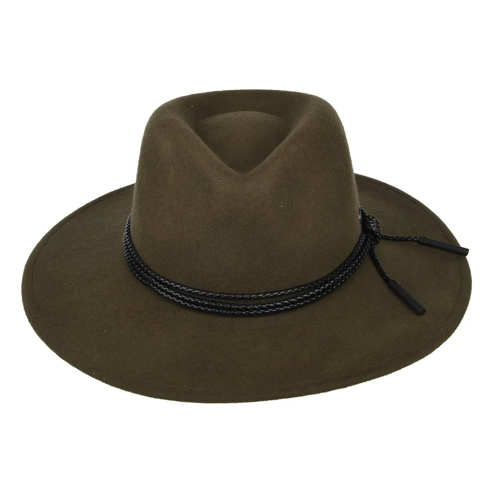 Bailey Hats Piston Wool Felt Outback Hat - Olive