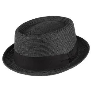 Bailey Hats Waits Pork Pie Hat - Black