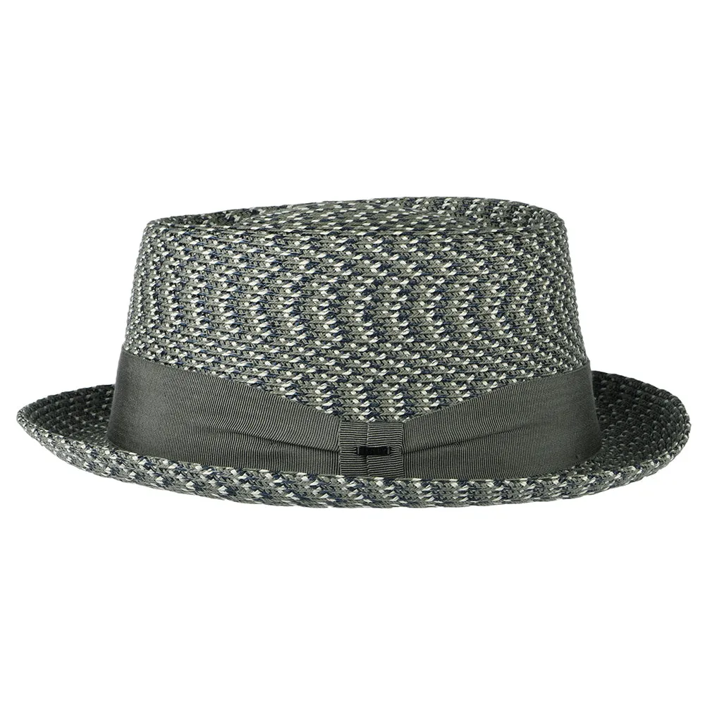 Bailey Hats Waits Pork Pie Hat - Grey Mix