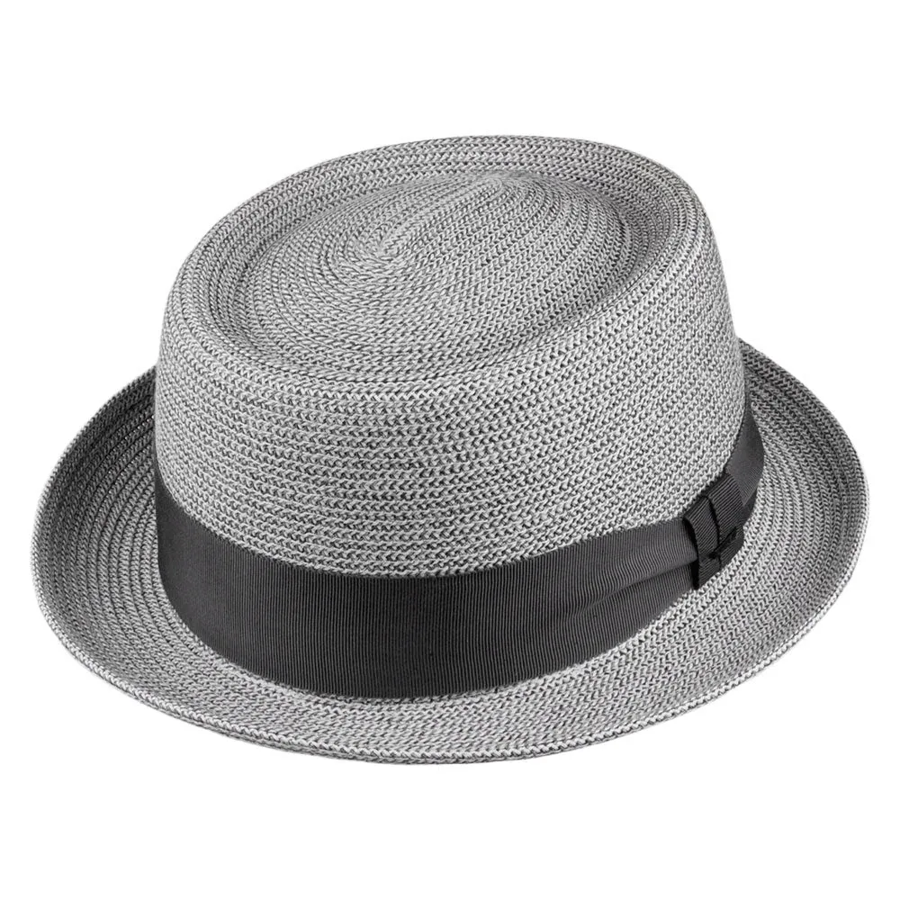 Bailey Hats Waits Pork Pie Hat - Grey
