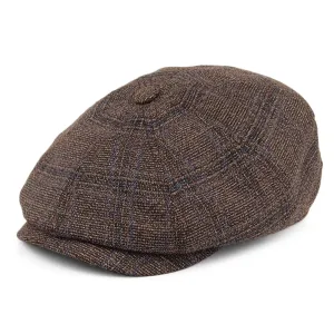 Bailey Hats Zeff Newsboy Cap - Brown-Blue