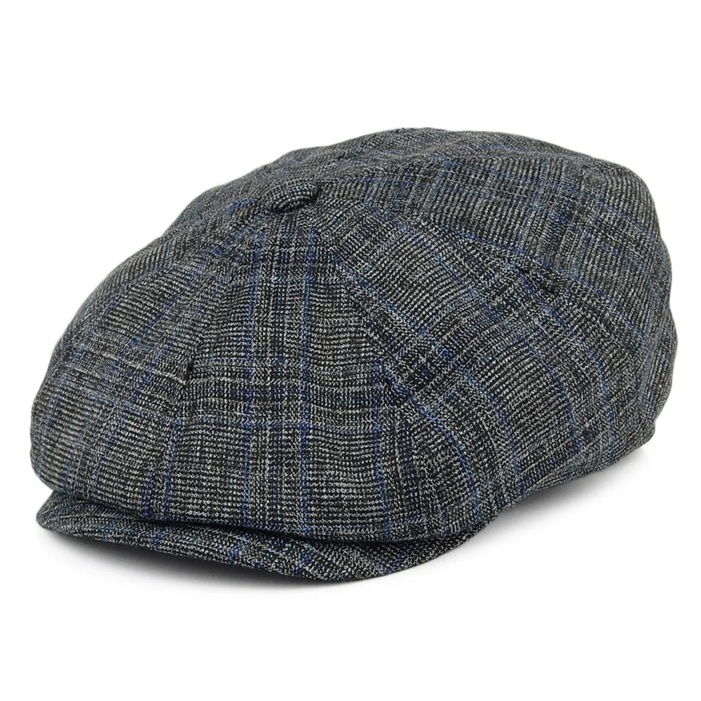 Bailey Hats Zeff Newsboy Cap - Grey-Black