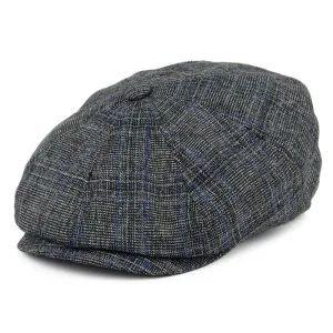 Bailey Hats Zeff Newsboy Cap - Grey-Black