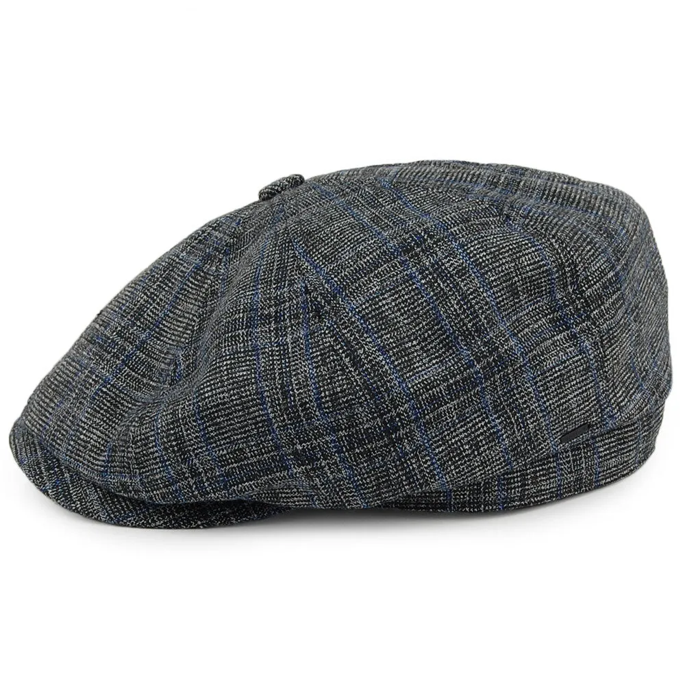 Bailey Hats Zeff Newsboy Cap - Grey-Black