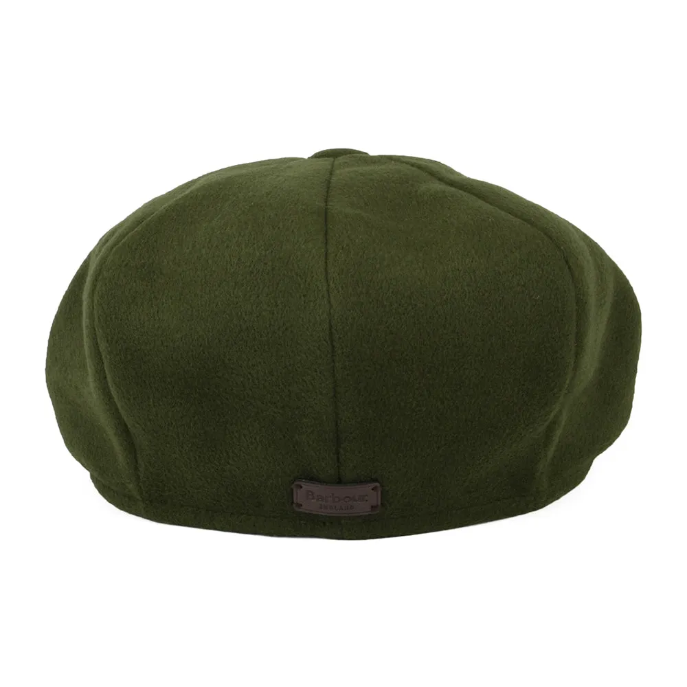 Barbour Hats Brendon Brushed Newsboy Cap - Olive