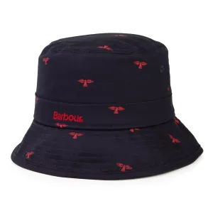 Barbour Hats Burnham Cotton Bucket Hat - Navy Blue