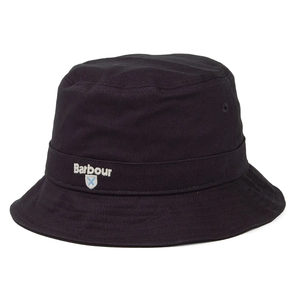 Barbour Hats Cascade Cotton Bucket Hat - Navy Blue