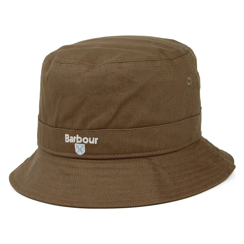 Barbour Hats Cascade Cotton Bucket Hat - Olive