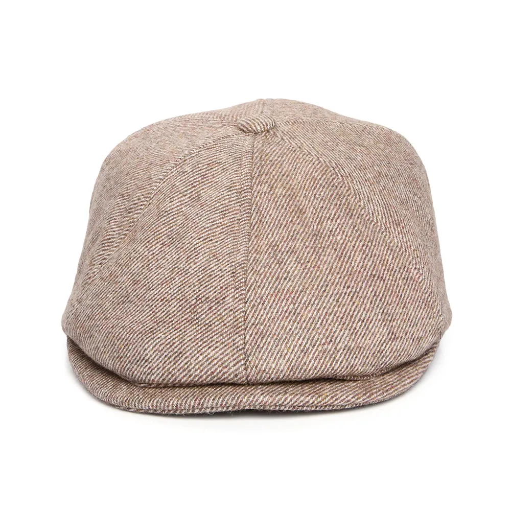 Barbour Hats Claymore Wool Blend Newsboy Cap - Red-Cream