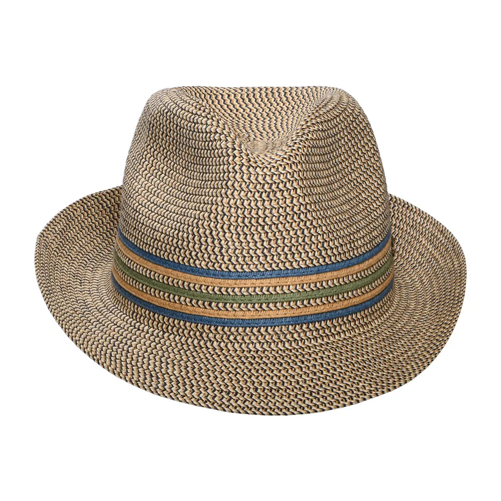 Barbour Hats Derwent Summer Trilby Hat - Sand-Blue