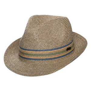 Barbour Hats Derwent Summer Trilby Hat - Sand-Blue