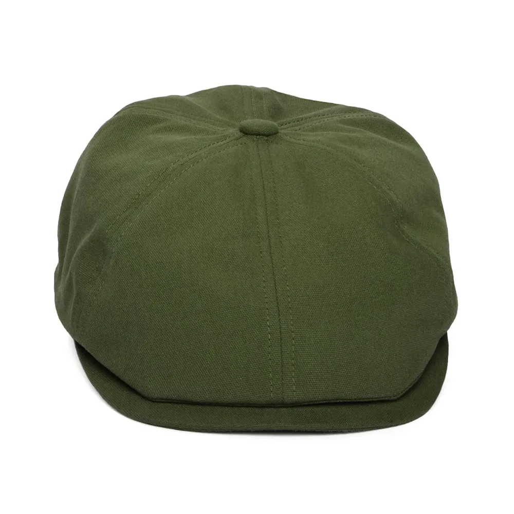 Barbour Hats Fawdon Cotton Newsboy Cap - Olive