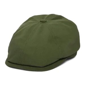 Barbour Hats Fawdon Cotton Newsboy Cap - Olive