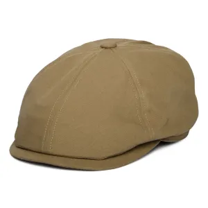 Barbour Hats Fawdon Cotton Newsboy Cap - Tan