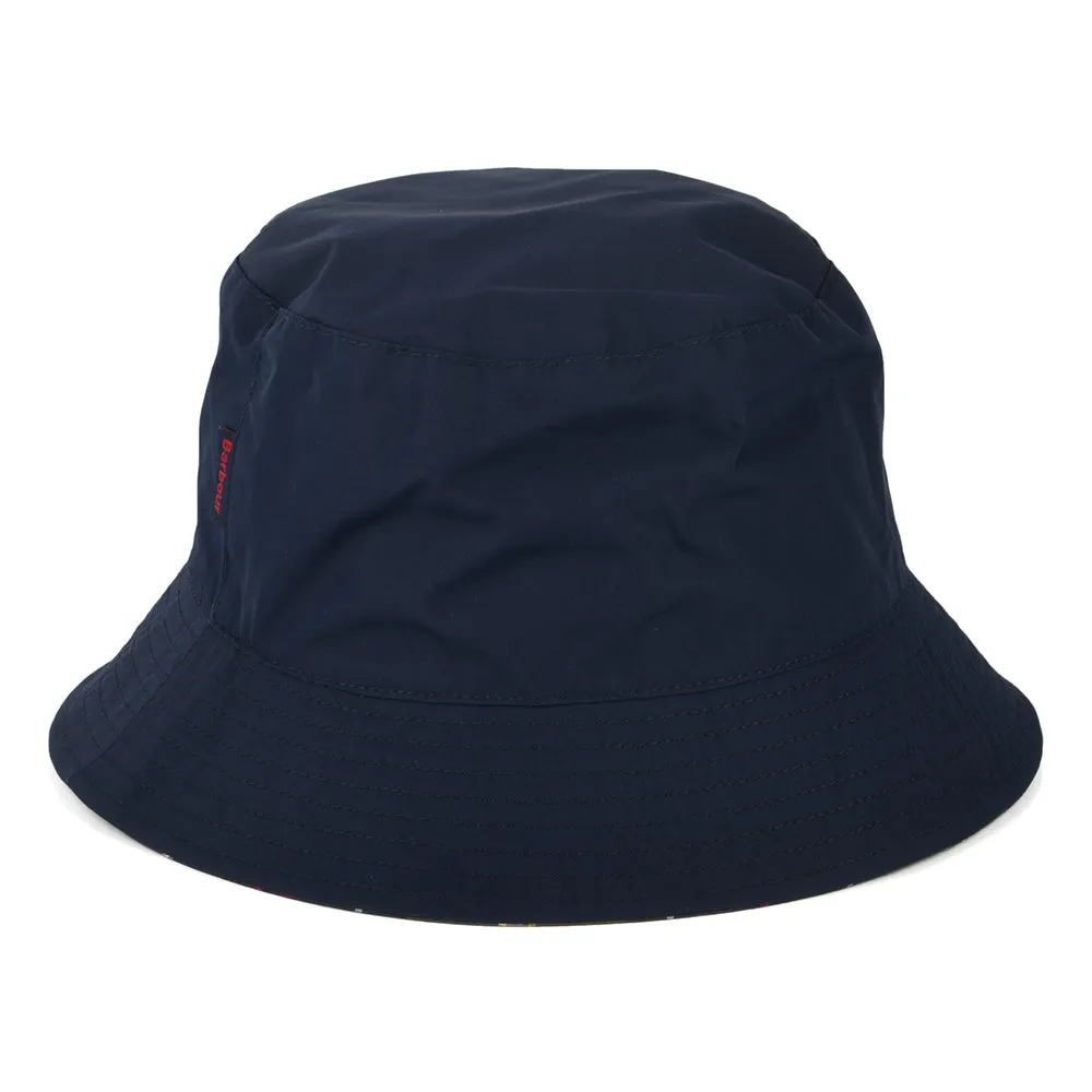 Barbour Hats Hutton Reversible Bucket Hat - Navy Blue