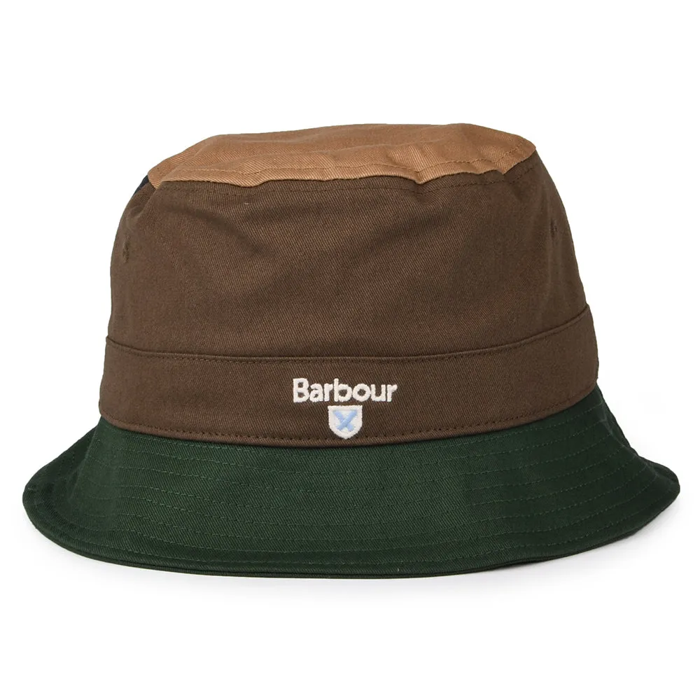 Barbour Hats Laytham Cotton Bucket Hat - Olive-Multi