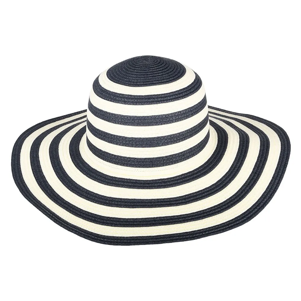 Barbour Hats Shore Wide Brim Sun Hat - Navy Blue