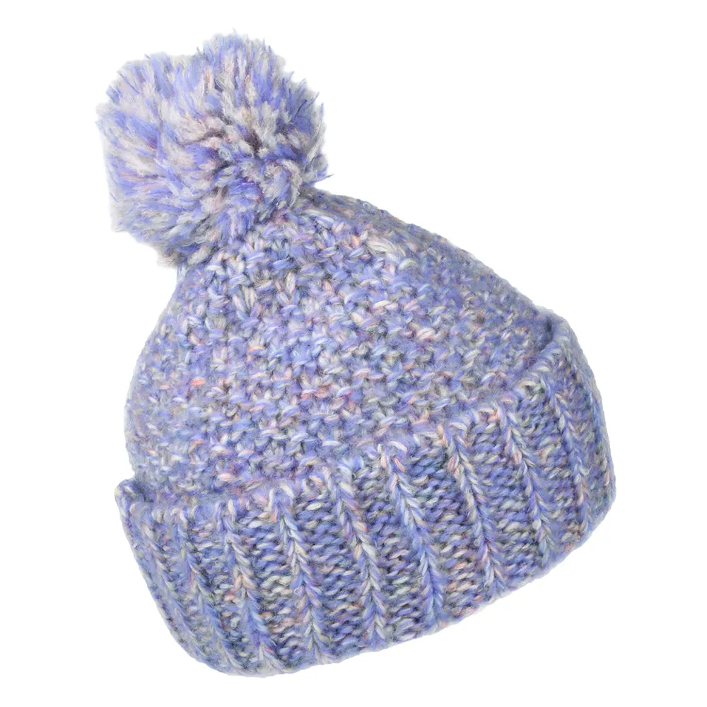 Barts Hats Aitane Chunky Bobble Hat - Purple